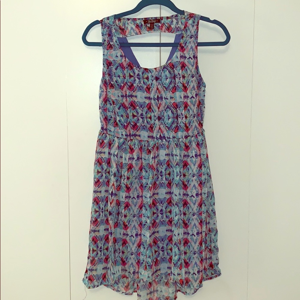 Colorful empire waist dress